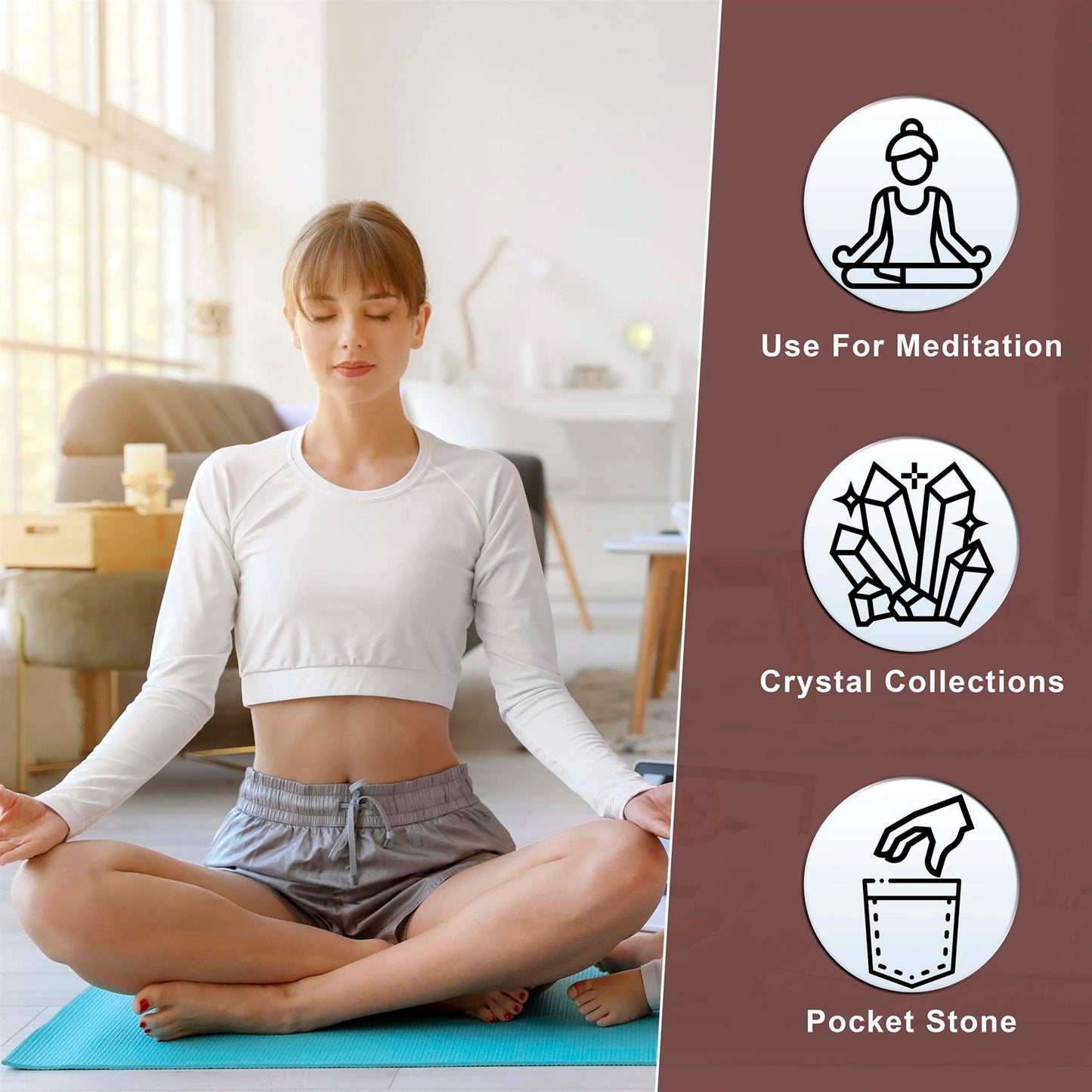 Red Tiger Eye Crystal Heart Shape Stone - Motivation and Action - TheIndianHand