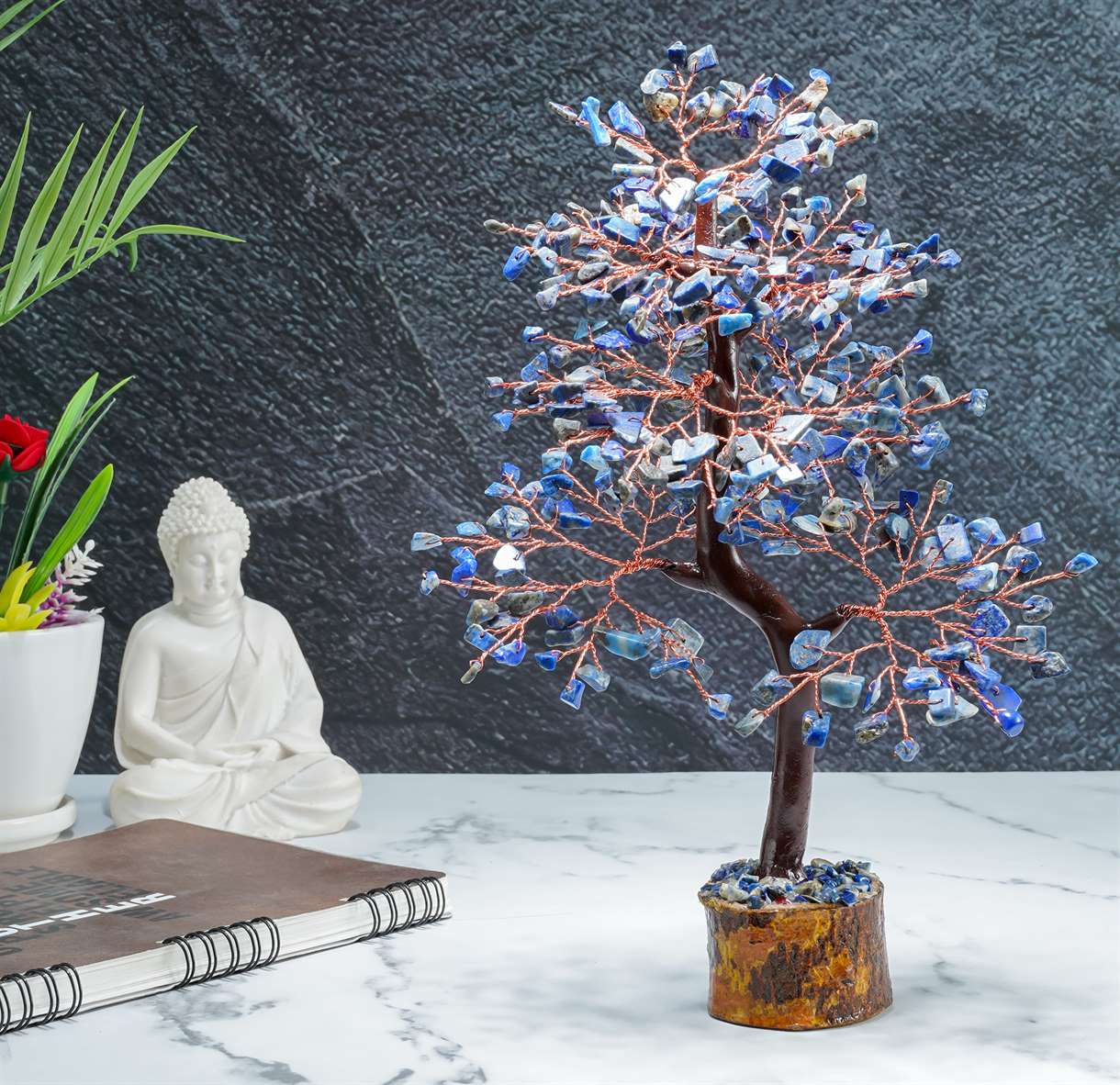 Lapis Lazuli Chakra Tree - TheIndianHand