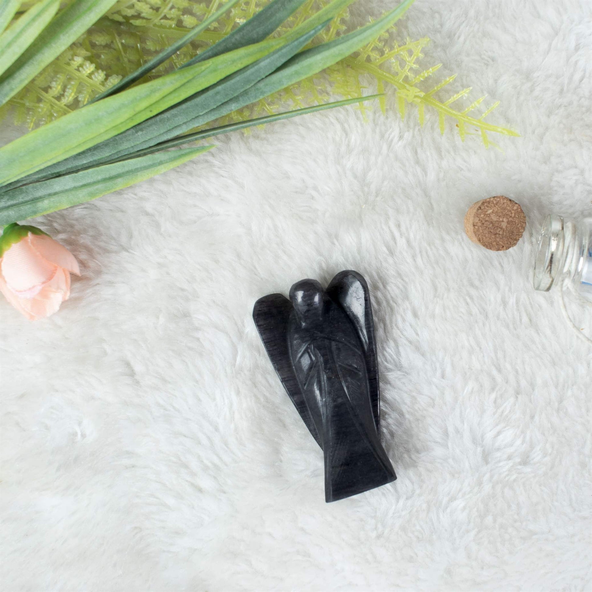 Blue Aventurine Pocket Angel for Healing and Positive Energy - TheIndianHand