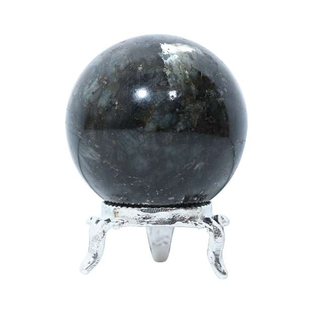 Larvikite Crystal Sphere Ball - Inner Strength - TheIndianHand