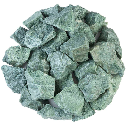 Afghani Jade Rough/Raw Crystal for Tumbling Chakra Balancing - TheIndianHand