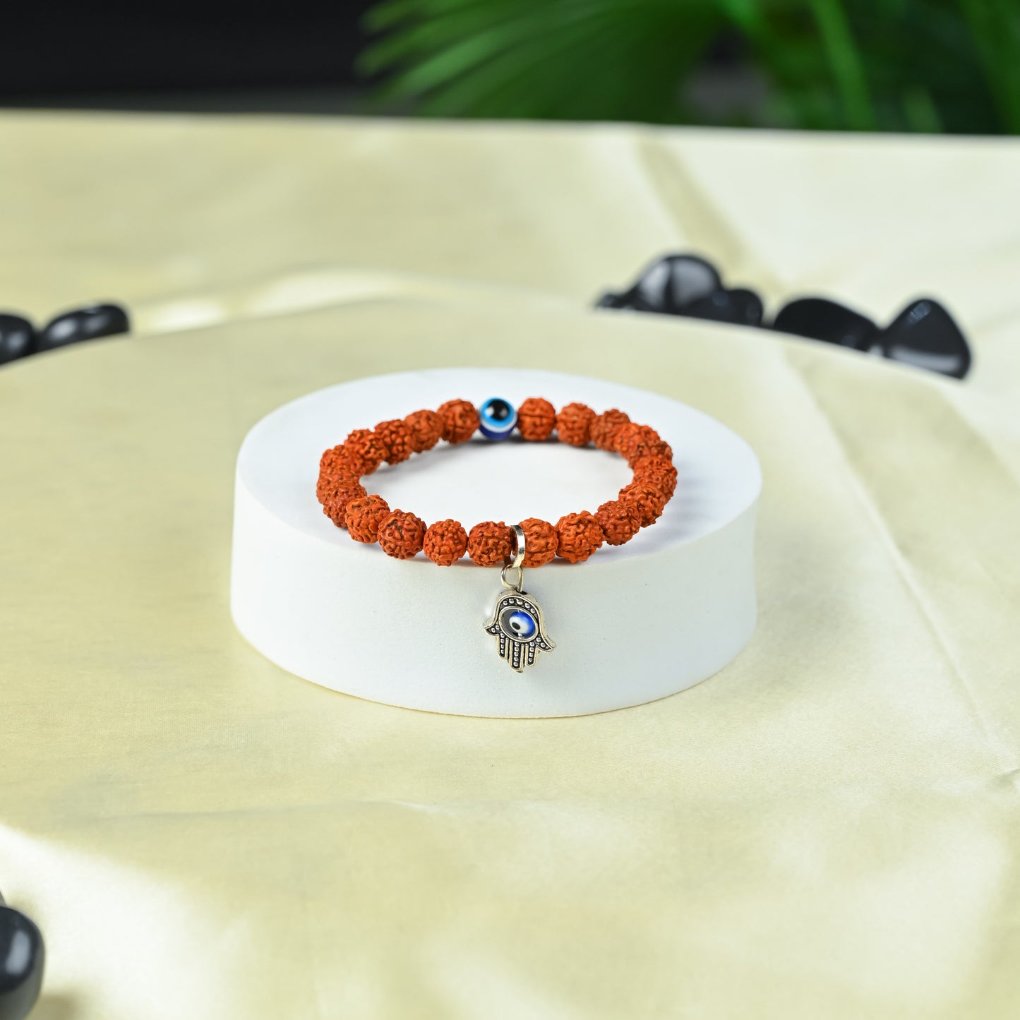 Rudraksha Crystal Bracelet – Attract Calmness, Strength & Good Luck