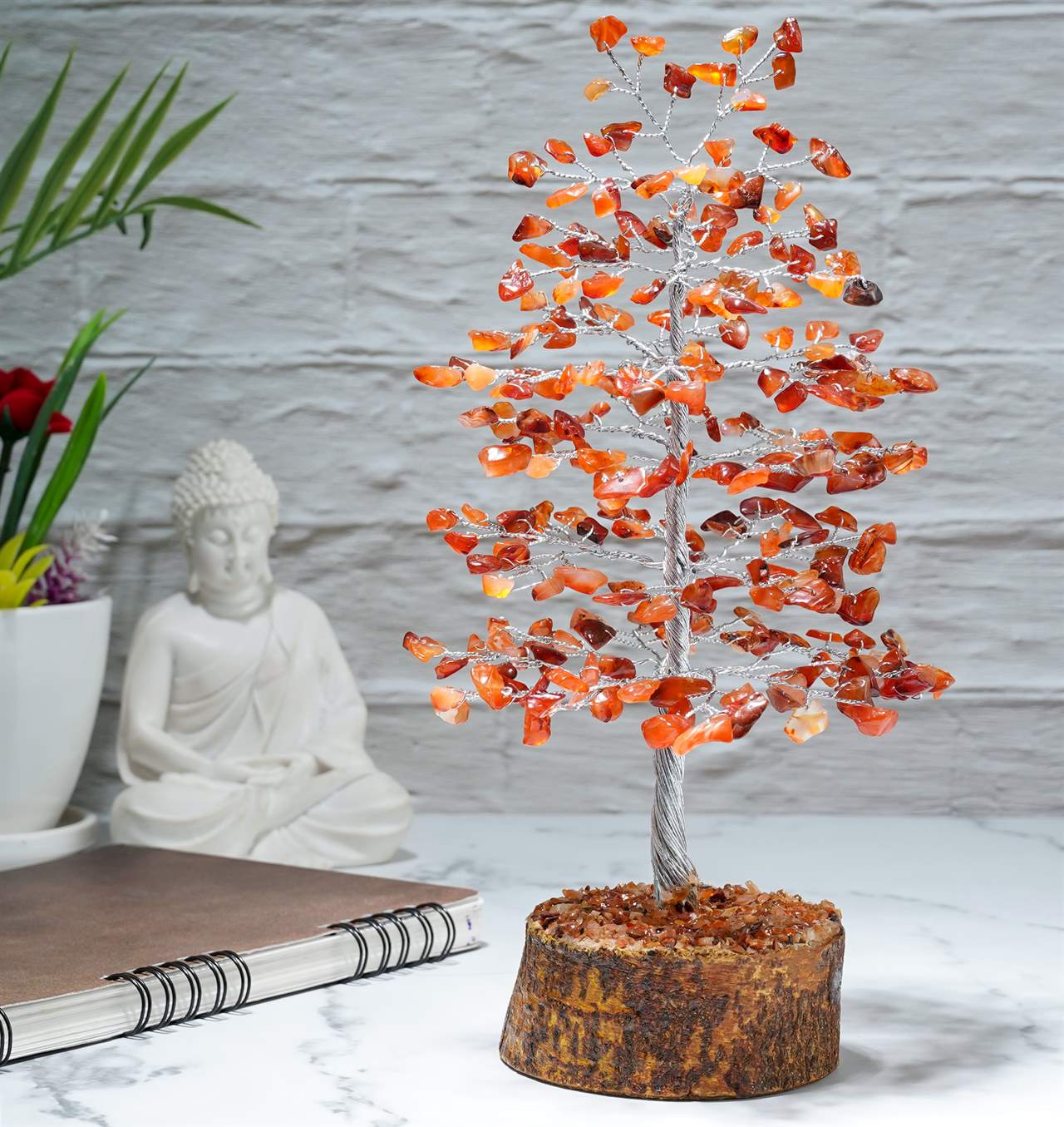 Carnelian Chakra Tree of Life - TheIndianHand