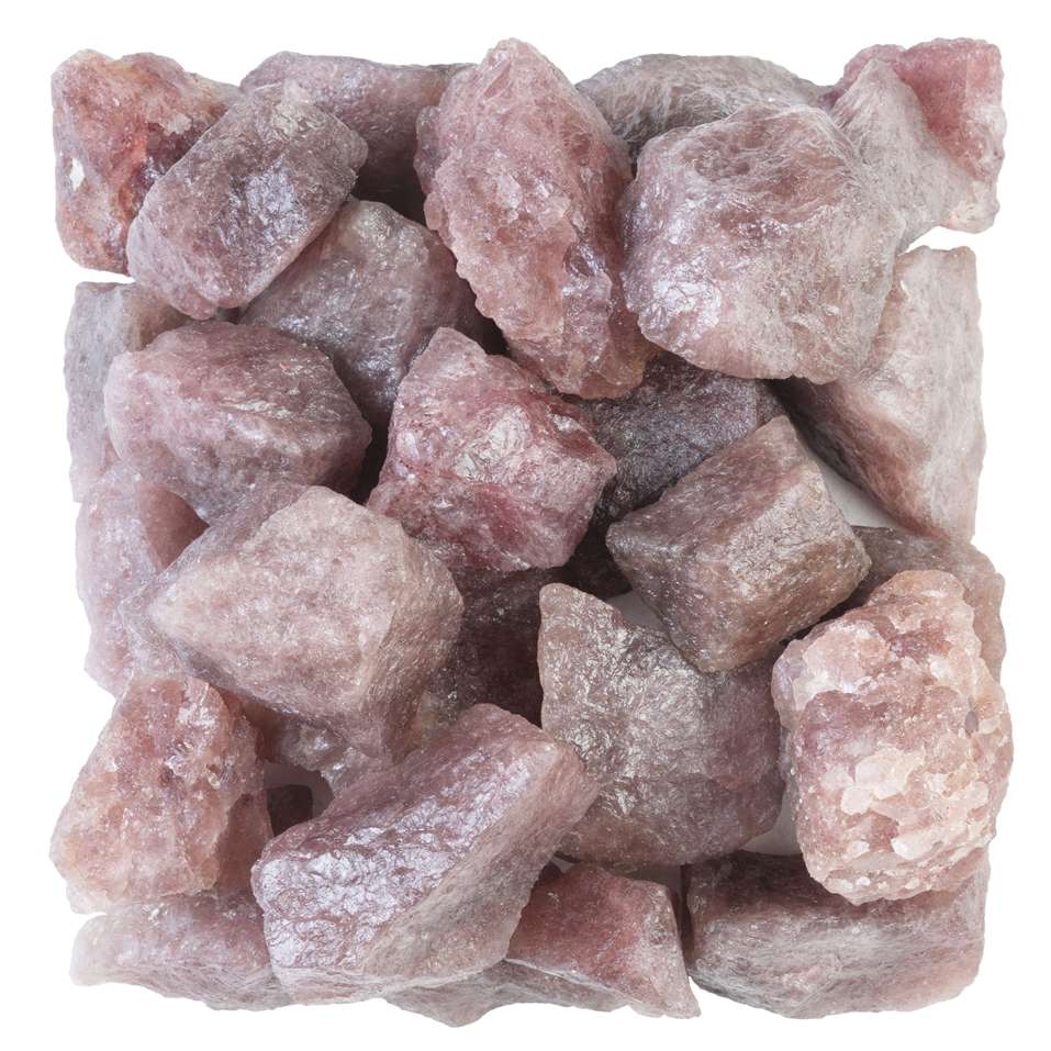 Cherry Strawberry Rough/Raw Crystal for Tumbling Chakra Balancing - TheIndianHand
