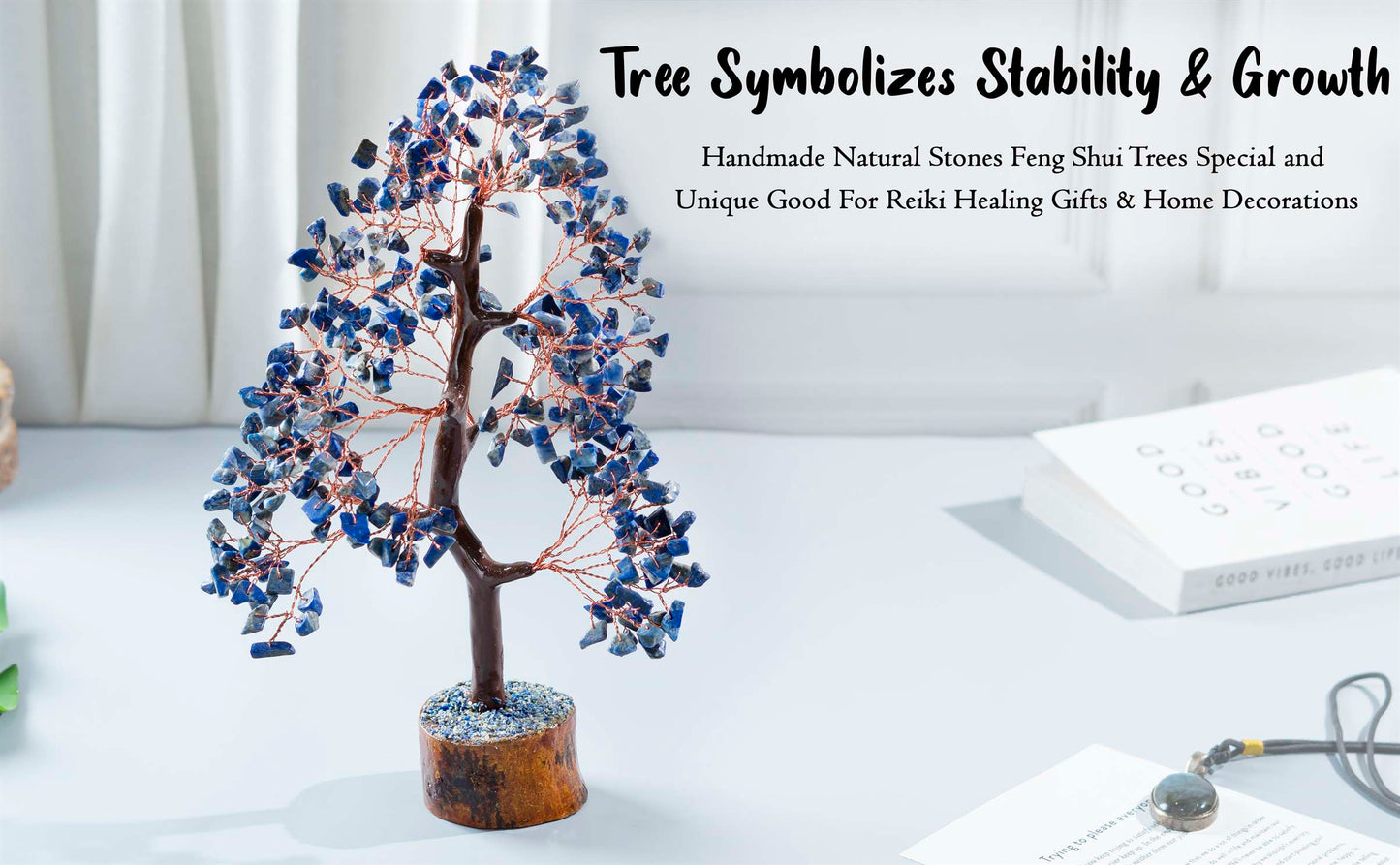 Lapis Lazuli Chakra Tree - TheIndianHand