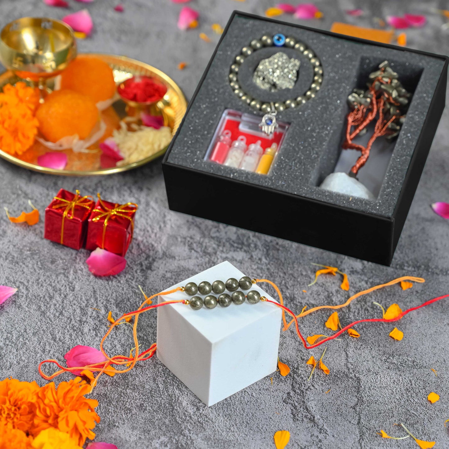 🌟 Rakhi Special Pyrite Combo – Gift of Prosperity, Protection & Success | Flat 30% OFF