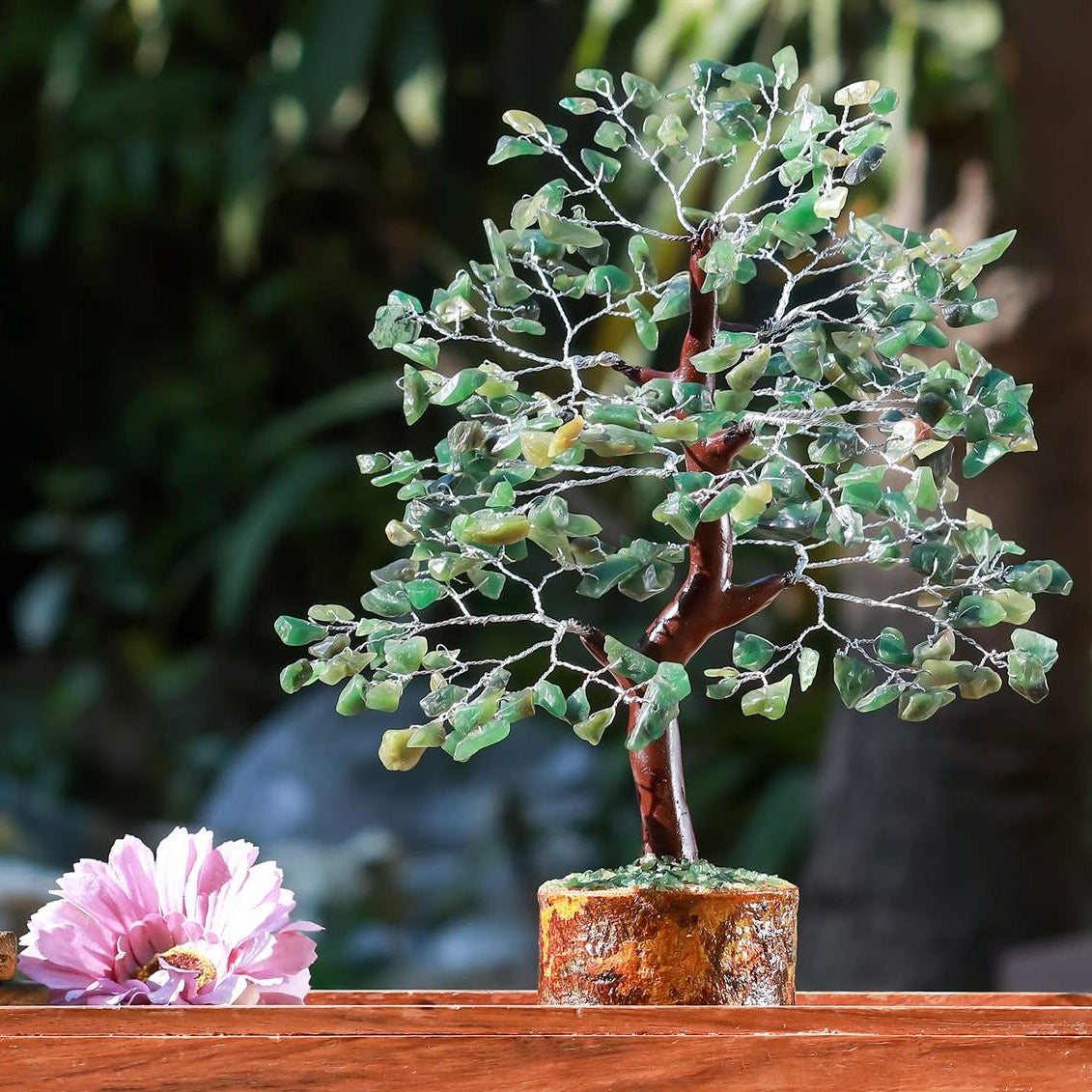 Green Aventurine Gemstone Tree - TheIndianHand