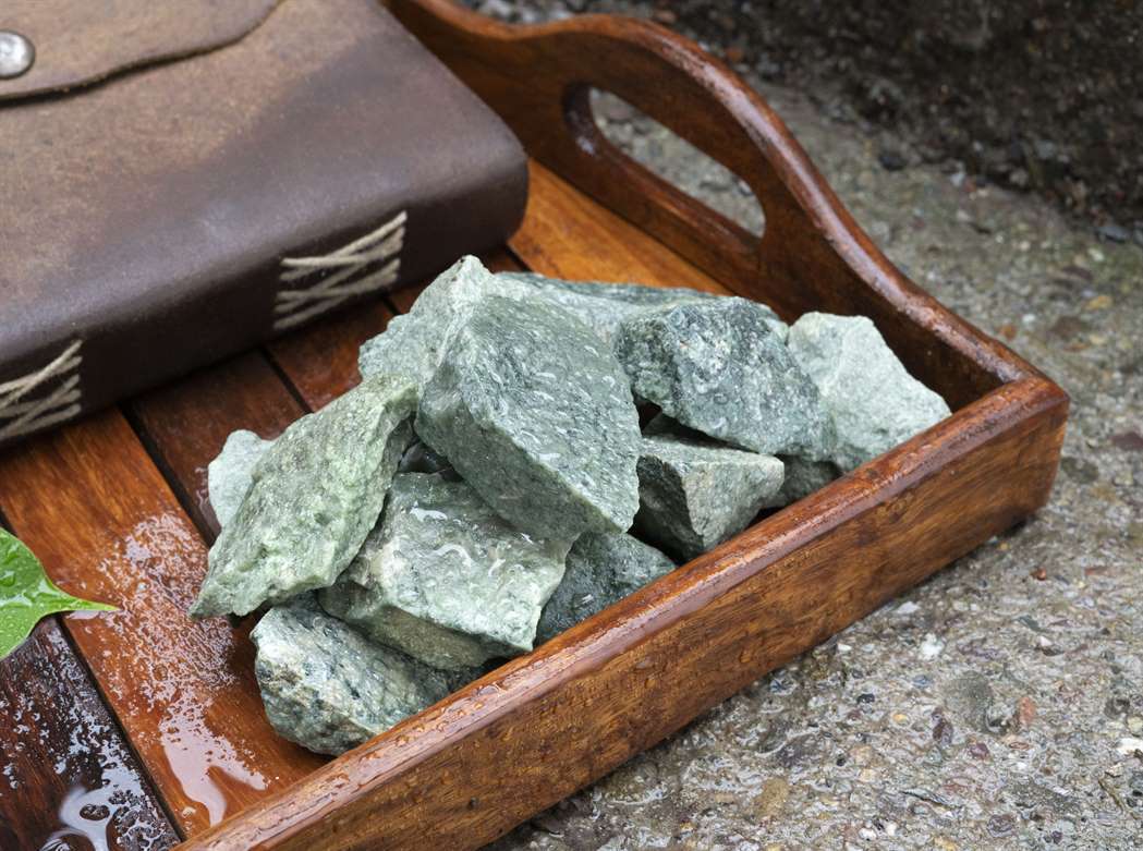 Afghani Jade Rough/Raw Crystal for Tumbling Chakra Balancing - TheIndianHand
