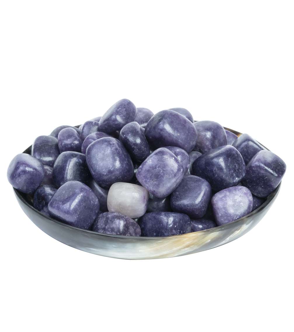 Lepidolite Tumbled Stones - TheIndianHand