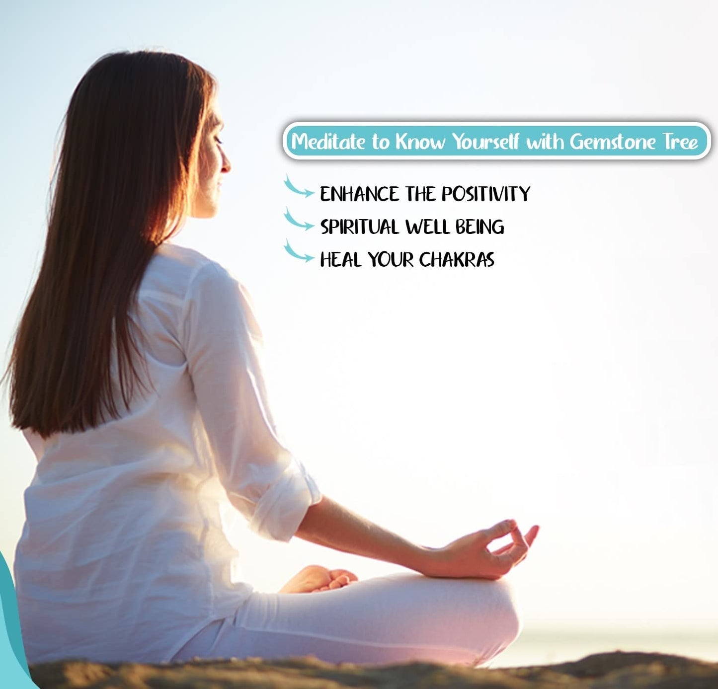 Seven Chakra Crystal Tree of life - TheIndianHand