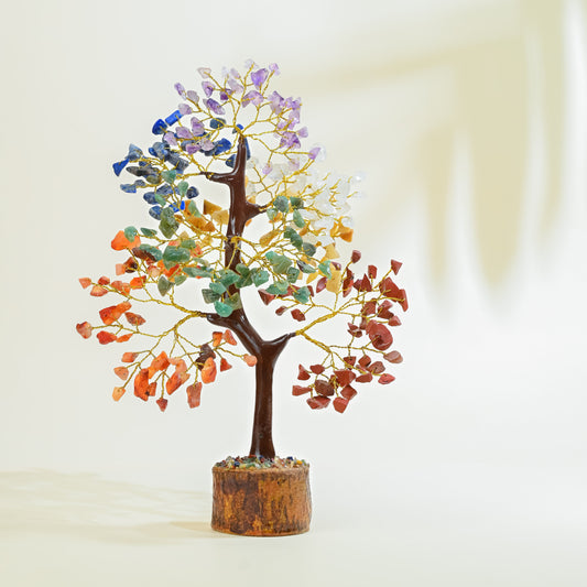 7 Chakra Crystal Tree (200 Beads) – Home & Office Decor