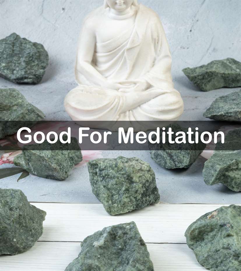 Afghani Jade Rough/Raw Crystal for Tumbling Chakra Balancing - TheIndianHand