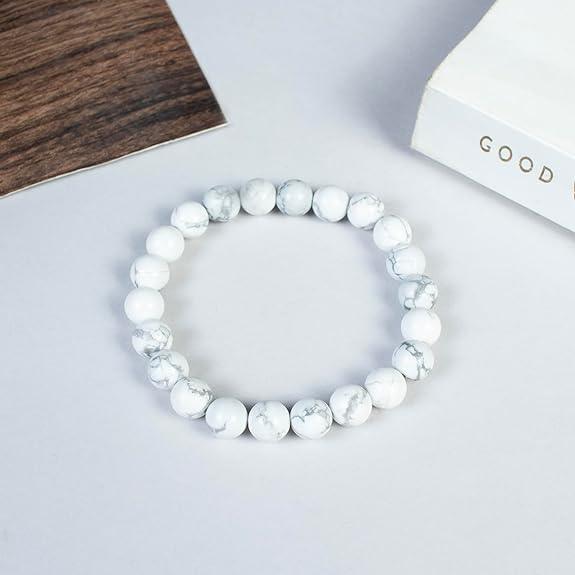 Howlite Crystal Bracelet - TheIndianHand
