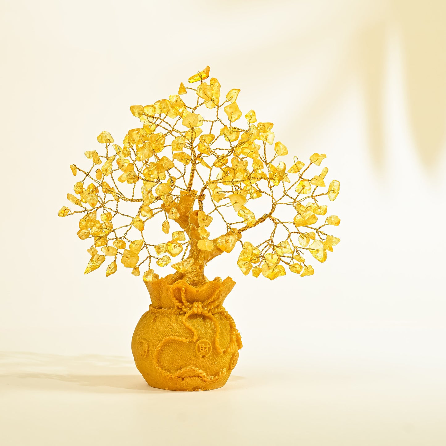 Citrine Crystal Money Tree – Good Luck Gift for Boss, Colleagues, and Home Office Showpiece