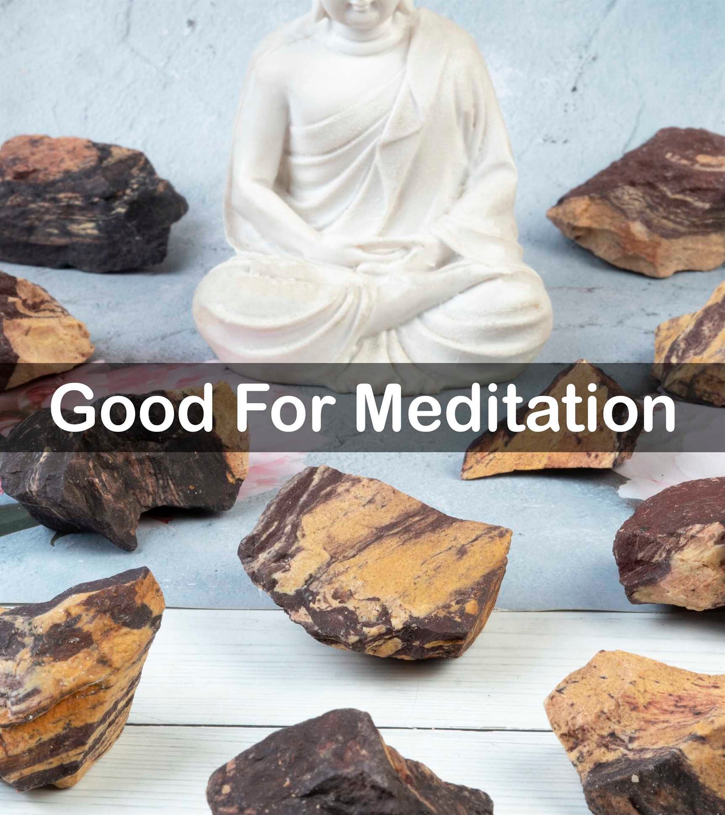Wooden Jasper Rough/Raw Crystal for Tumbling Chakra Balancing - TheIndianHand