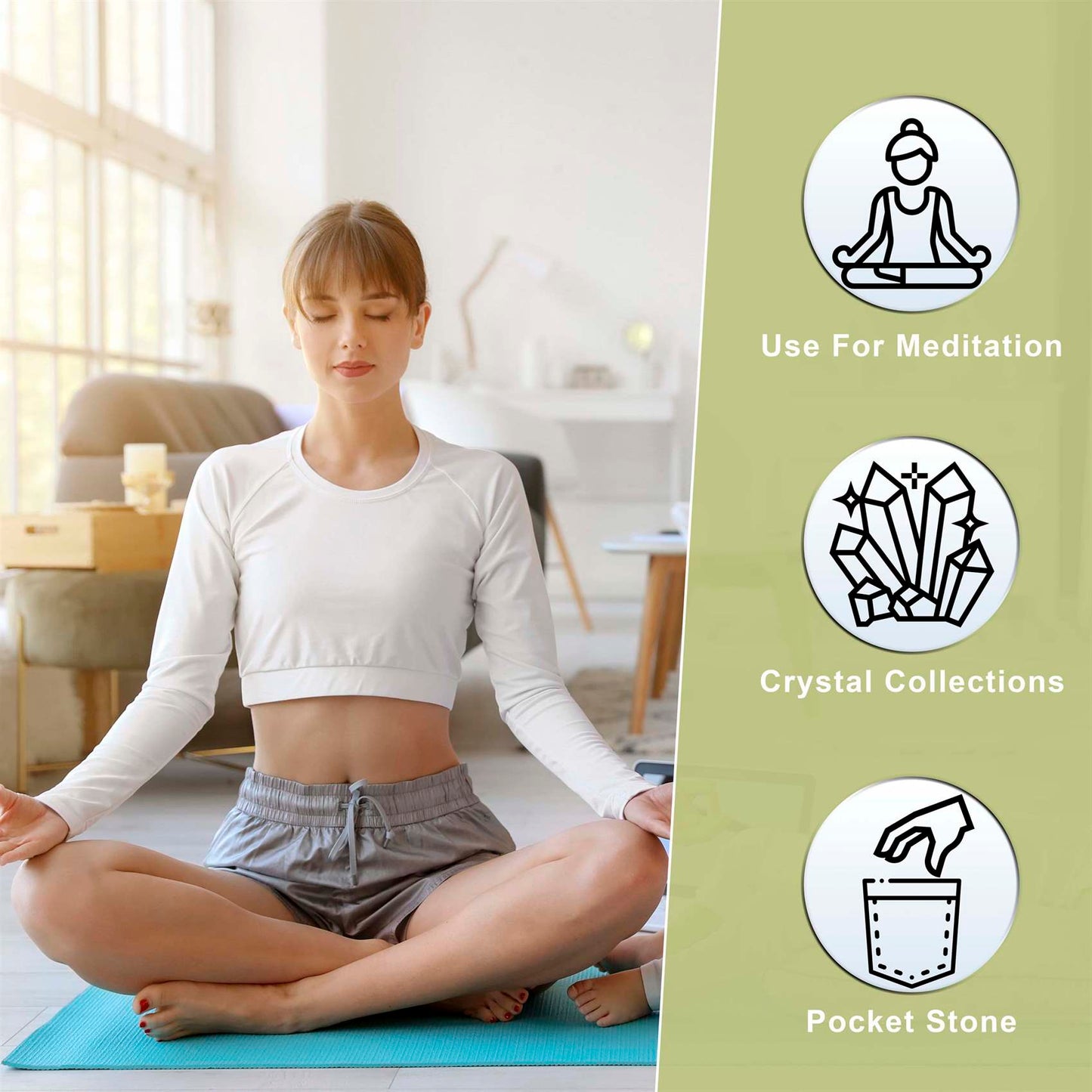 Serpentine Crystal Heart Shape Stone - Inner Peace and Transformation - TheIndianHand