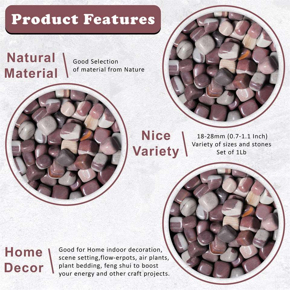 Narmada Tumbled Stone - TheIndianHand