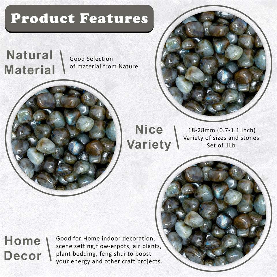 Labradorite Tumbled Stones - TheIndianHand