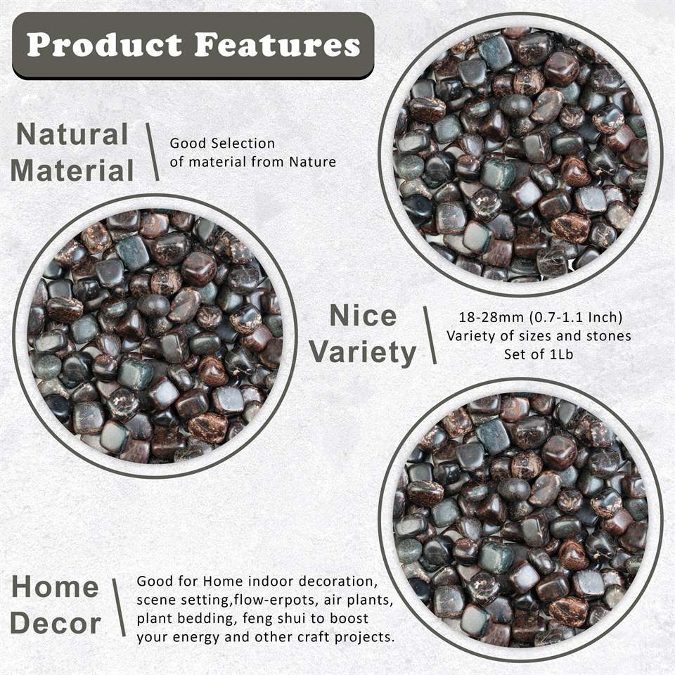 Garnet Tumbled Stones - TheIndianHand