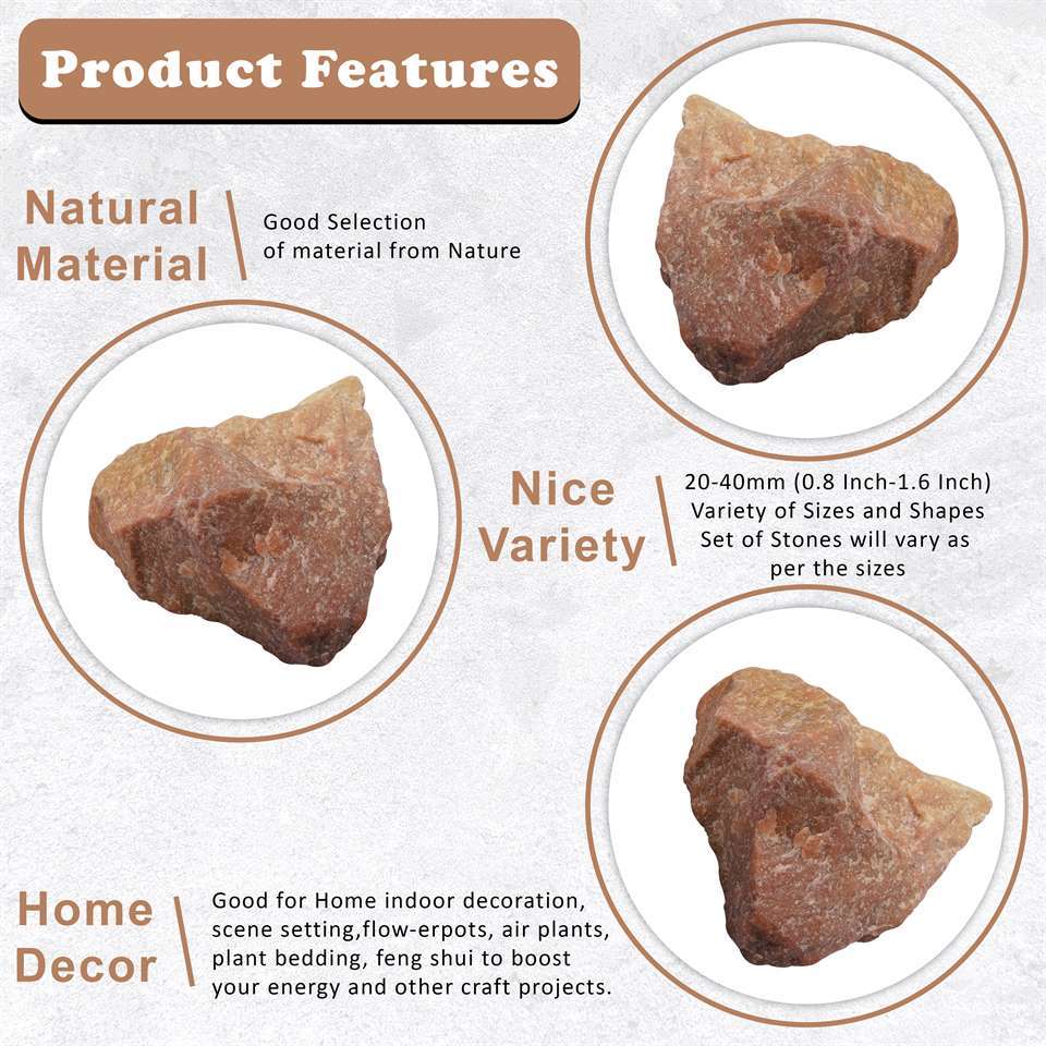 Red Jade Rough/Raw Natural Crystal for Tumbling Chakra Balancing - TheIndianHand