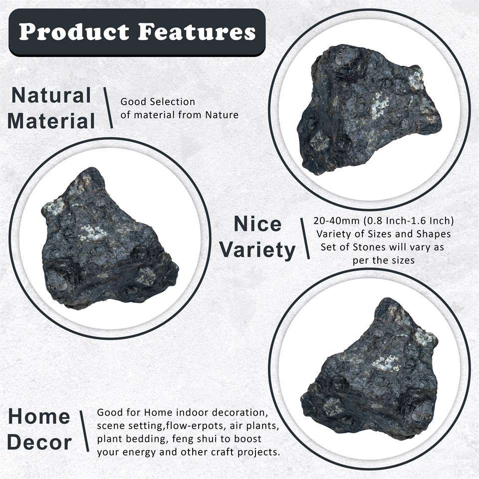 Nuummite Rough/Raw Natural Crystal for Tumbling Chakra Balancing - TheIndianHand