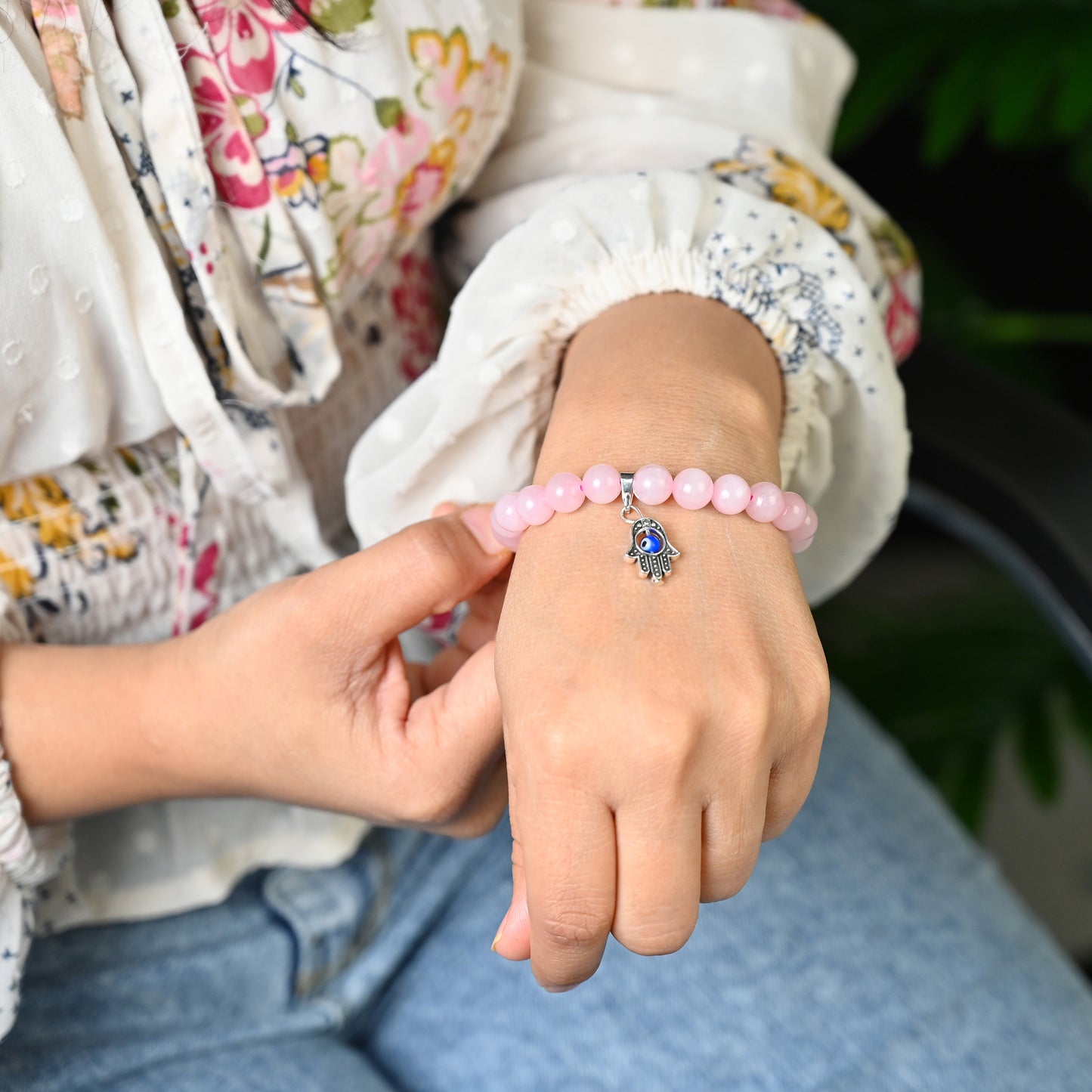 Rose Quartz Healing Bracelet – Attract Unconditional Love & Positive Energy