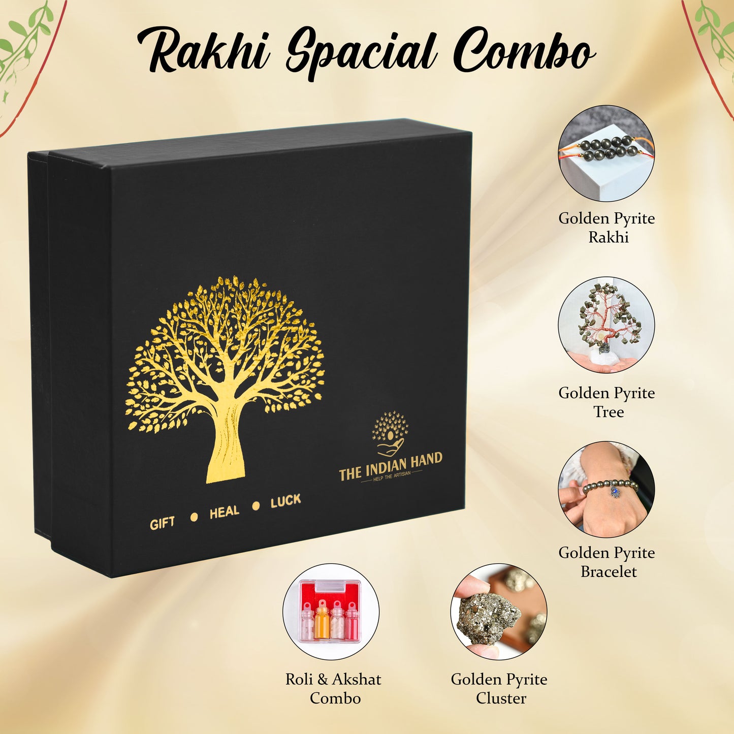 🌟 Rakhi Special Pyrite Combo – Gift of Prosperity, Protection & Success | Flat 30% OFF