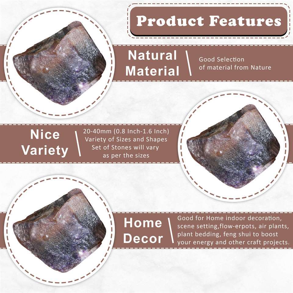 Fluorite Rough/Raw Natural Crystal for Tumbling Chakra Balancing - TheIndianHand