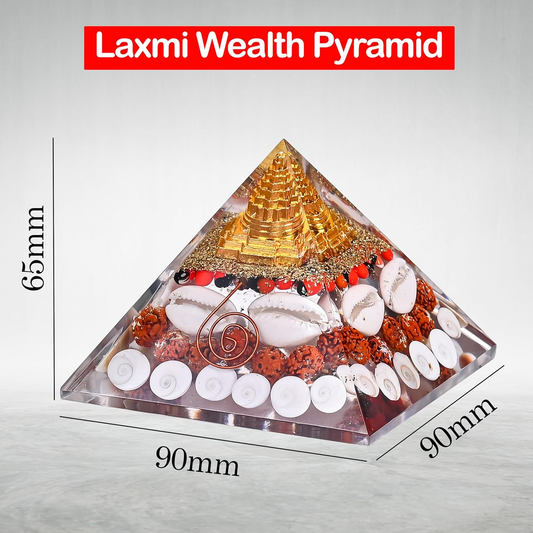 Shree Yantra Pyramid (90mm) – Original Gomti Chakra Vastu Item