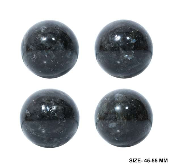 Larvikite Crystal Sphere Ball - Inner Strength - TheIndianHand