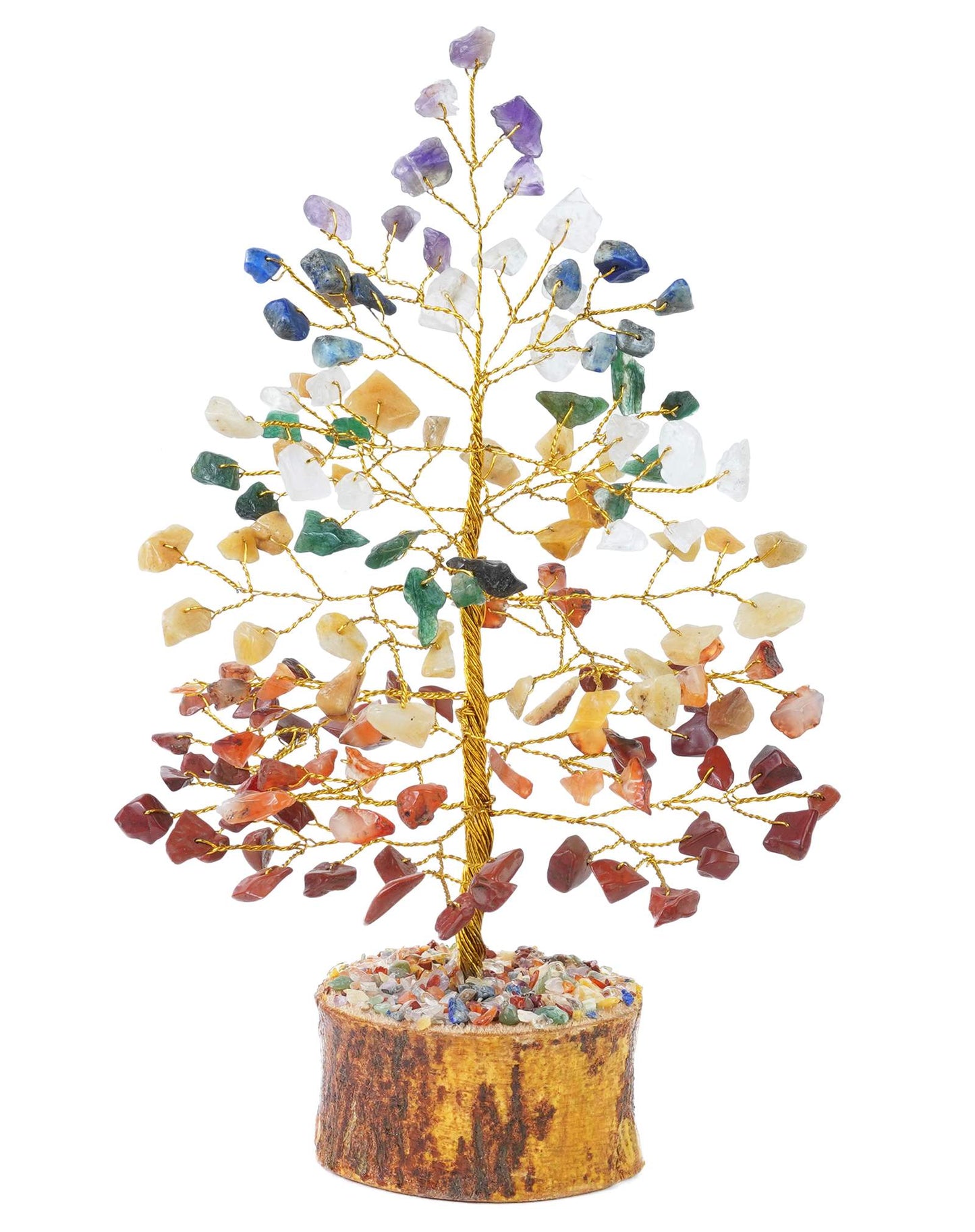 Seven Chakra Tree of Life - Crystal Tree - TheIndianHand