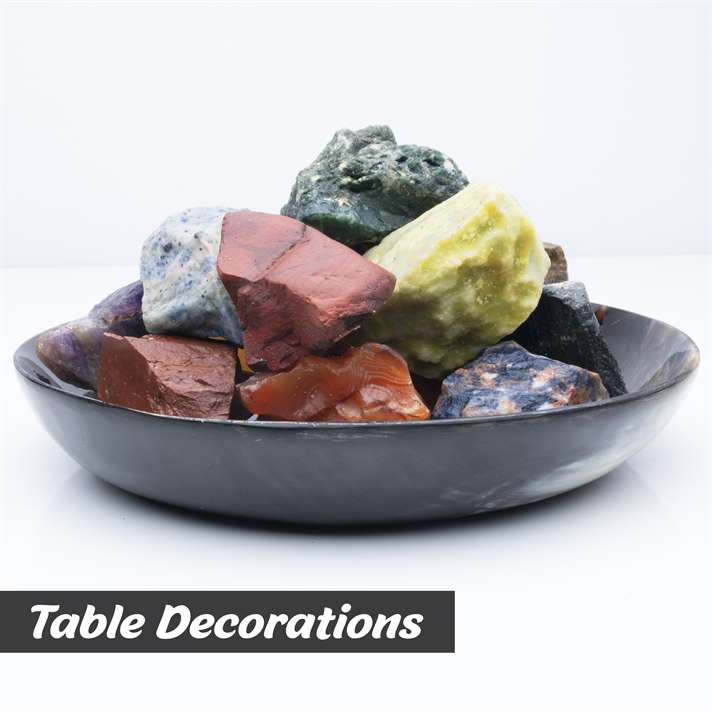Assorted Rough/Raw Natural Crystal for Tumbling Chakra Balancing - TheIndianHand 