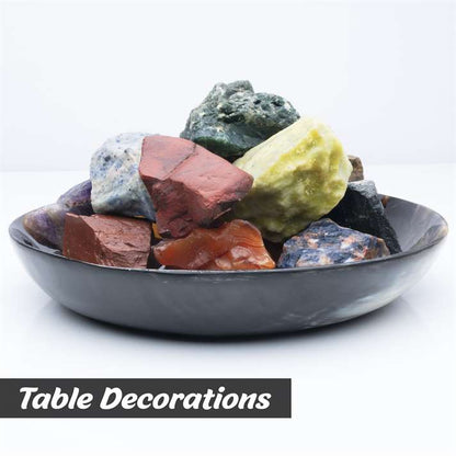 Assorted Rough/Raw Natural Crystal for Tumbling Chakra Balancing - TheIndianHand 