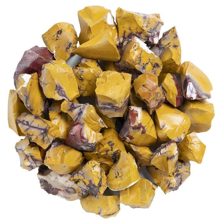 Mookaite Jasper Rough/Raw Crystal for Tumbling Chakra Balancing - TheIndianHand 