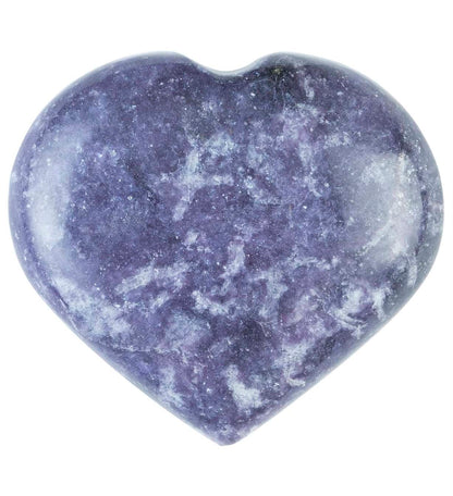 Lepidolite Crystal Heart Shape Stone - Calm and Balance - TheIndianHand 
