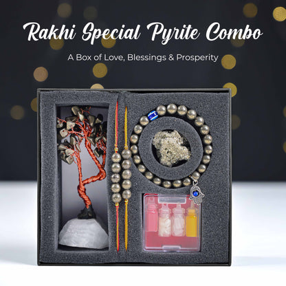 🌟 Rakhi Special Pyrite Combo – Gift of Prosperity, Protection & Success | Flat 30% OFF