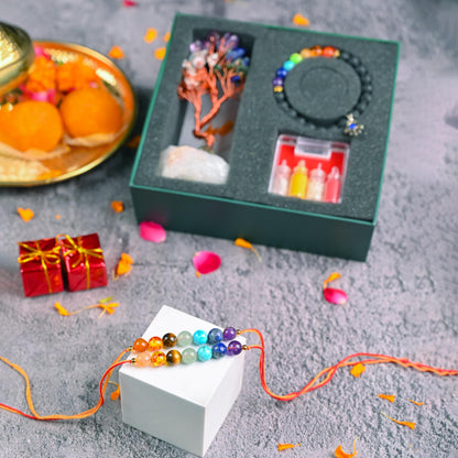 🌈 Rakhi Special 7 Chakra Crystal Gift Combo – A Healing Set for Protection, Balance & Positivity | Flat 30% OFF!