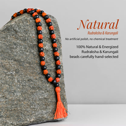 Dhan Vriddhi Combo – Rudraksh Mala & Laxmi Pyramid for Wealth & Prosperity