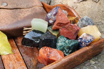 Assorted Rough/Raw Natural Crystal for Tumbling Chakra Balancing - TheIndianHand 