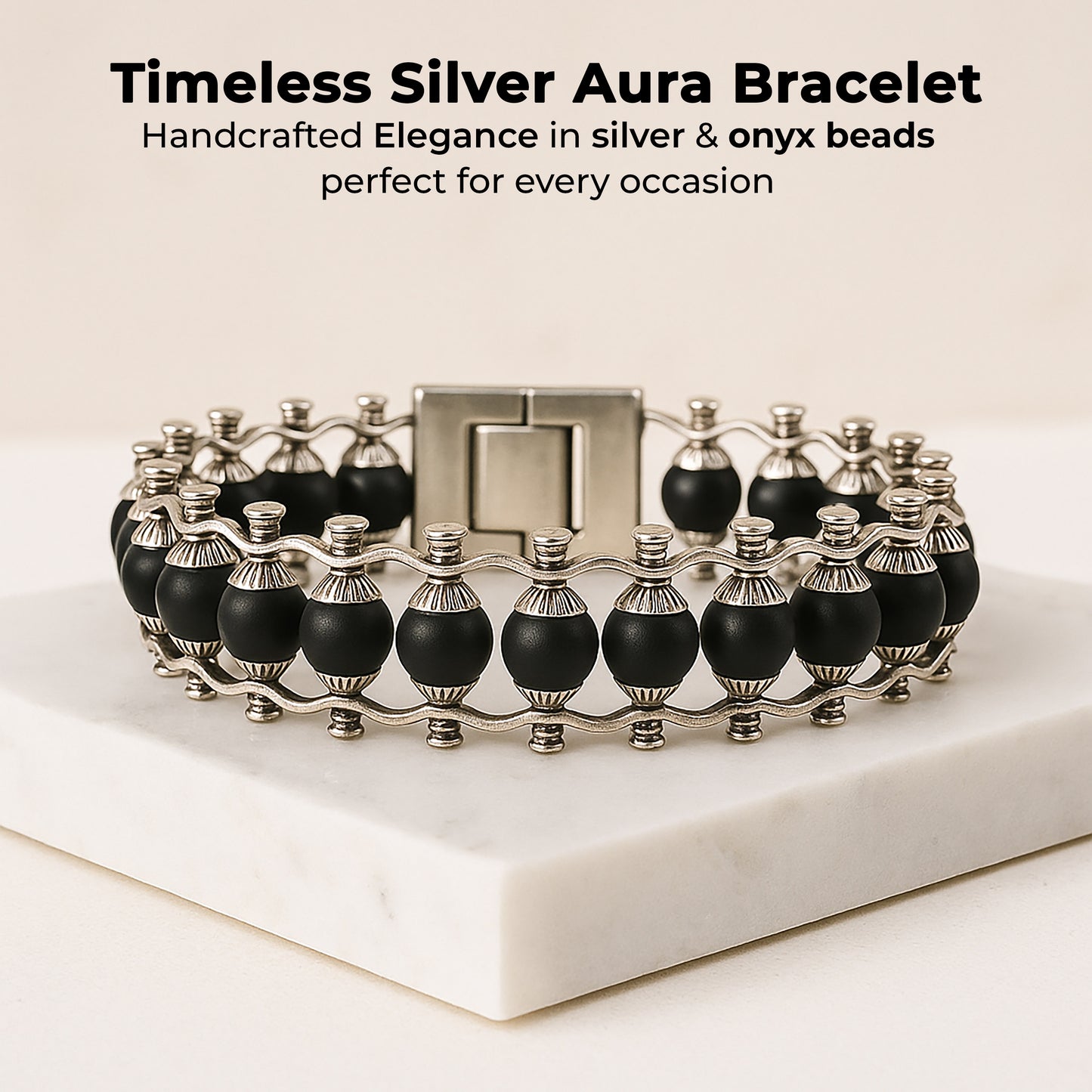 Karungali Ebony Wood Healing Bracelet for Men & Women – Energizing Beads for Meditation, Chakra Alignment & Spiritual Wellness | Unisex