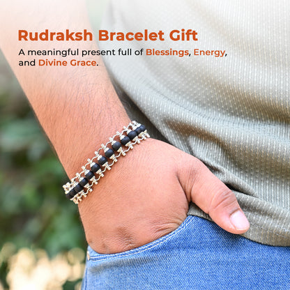 Karungali Ebony Wood Healing Bracelet for Men & Women – Energizing Beads for Meditation, Chakra Alignment & Spiritual Wellness | Unisex