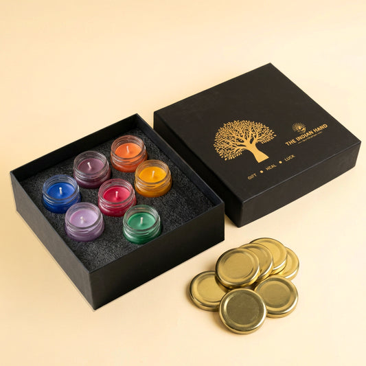 7 Chakra Healing Candle | Meditation Candle for Energy Balance, Positive Vibes & Spiritual Healing