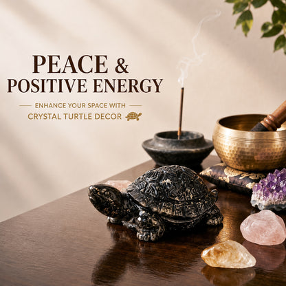 Natural Pyrite Tortoise for Wealth, Prosperity & Positive Energy