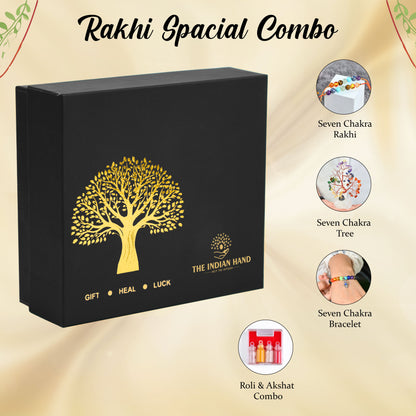 🌈 Rakhi Special 7 Chakra Crystal Gift Combo – A Healing Set for Protection, Balance & Positivity | Flat 30% OFF!