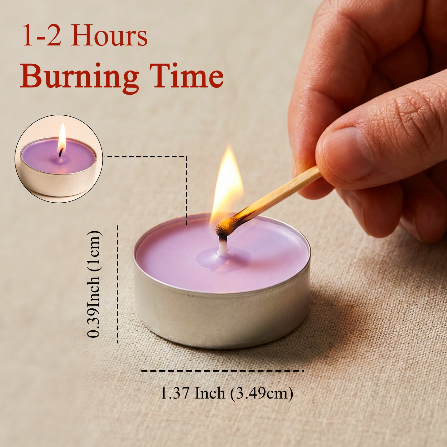Premium Freshness Combo Candle – Pack of 48 (4 Packs × 12 Each | Mogra, Jasmine, Rose, Green Grass)